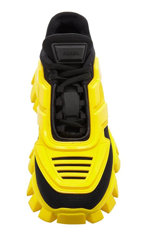 prada sneaker yellow|men's prada sneakers on sale.